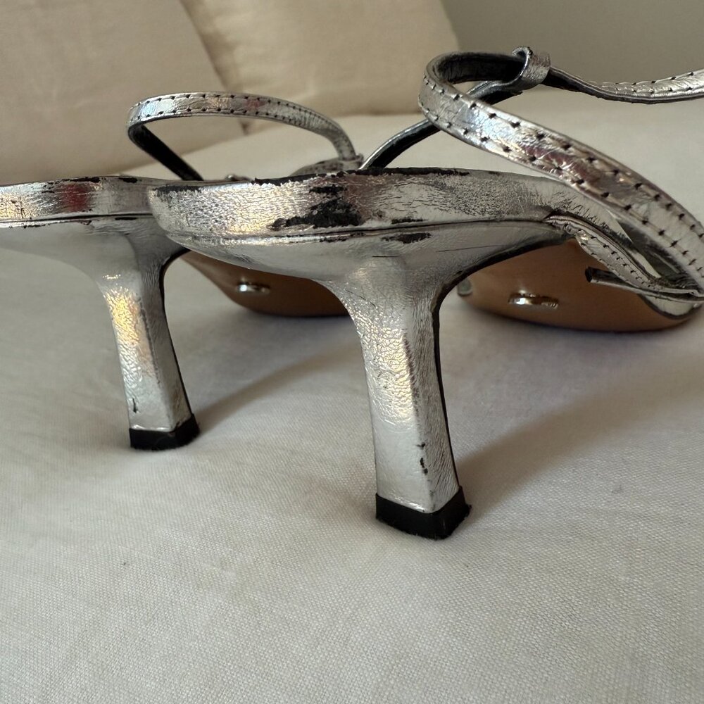 Tony Bianco Caprice Sandal - Silver, Size 7 - Picture 7 of 8